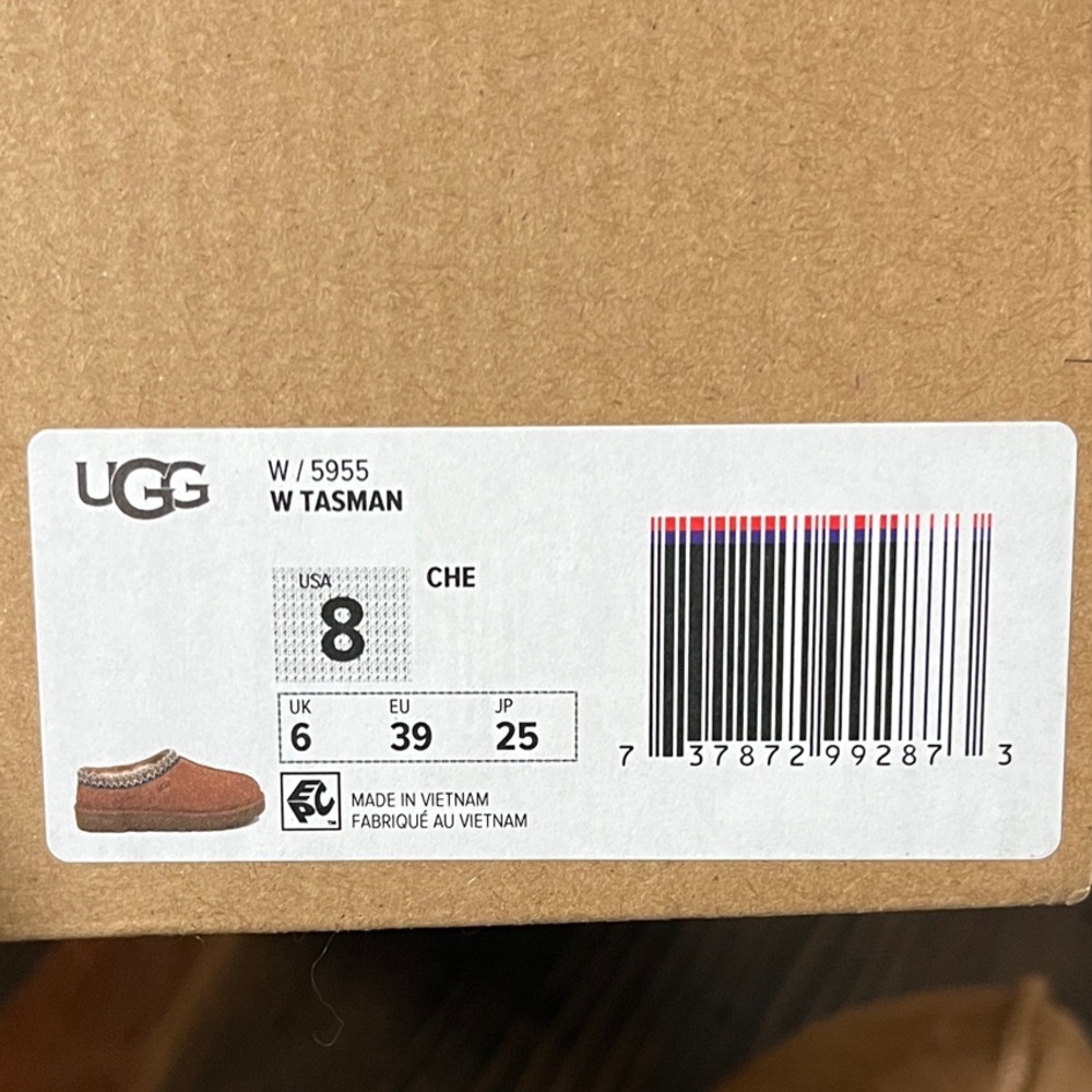 UGG Brown Suede Slip-On Clogs, Tasman II - Picture 4 of 4